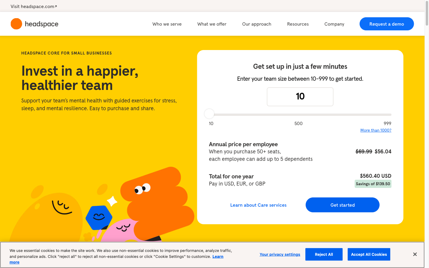 Headspace small business