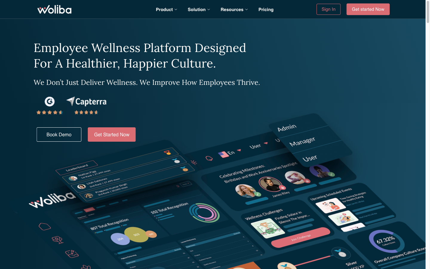 Woliba homepage