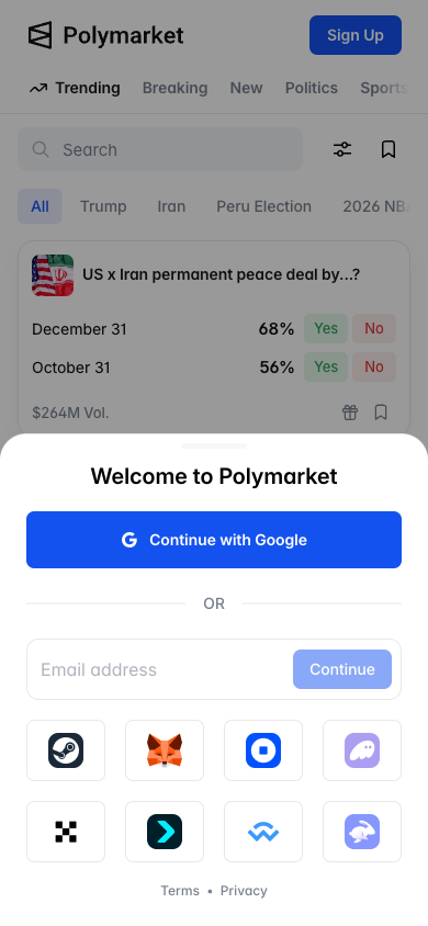 Polymarket Signup
